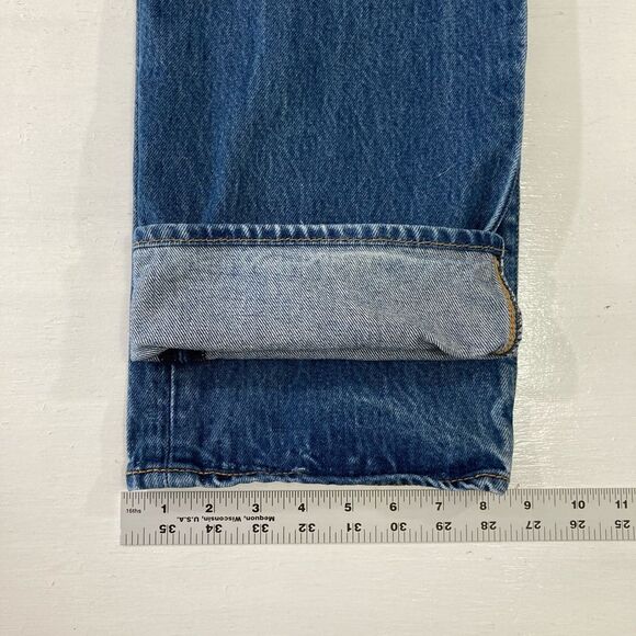 Levi’s Jeans Men’s 36x34 Blue Denim 501 XX Button Fly Straight Leg Classic - Picture 14 of 14
